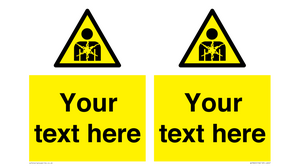 Custom Warning substance or mixture presenting a health hazard